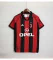 تیشرت پلیری کلاسیک 1998 آث میلان Ac Milan Home Kit 1998