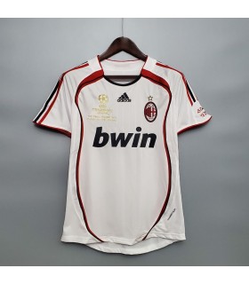 تیشرت پلیری کلاسیک فینال قهرمانان 2007 آث میلان Ac Milan Home Champions Kit 2007