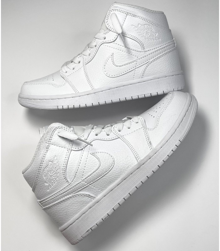 کفش پیاده روی نایک ایرجردن وان ساقدار سفید Nike air jordan 1 High