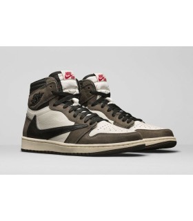 کفش پیاده روی نایک ایرجردن وان تراویس اسکات ساقدار Nike air jordan 1 High travis Scott