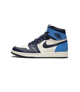 کفش پیاده روی نایک ایرجردن وان ساقدار Nike air jordan 1 High Obsidian