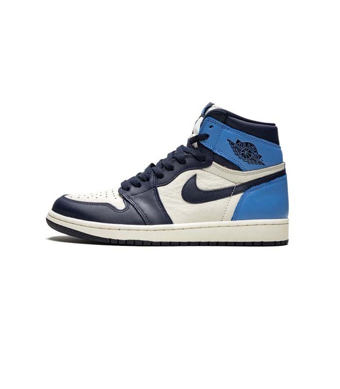 کفش پیاده روی نایک ایرجردن وان ساقدار Nike air jordan 1 High Obsidian