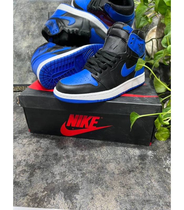 کفش پیاده روی نایک ایرجردن وان ساقدار Nike air jordan 1 High Royal Reimagined
