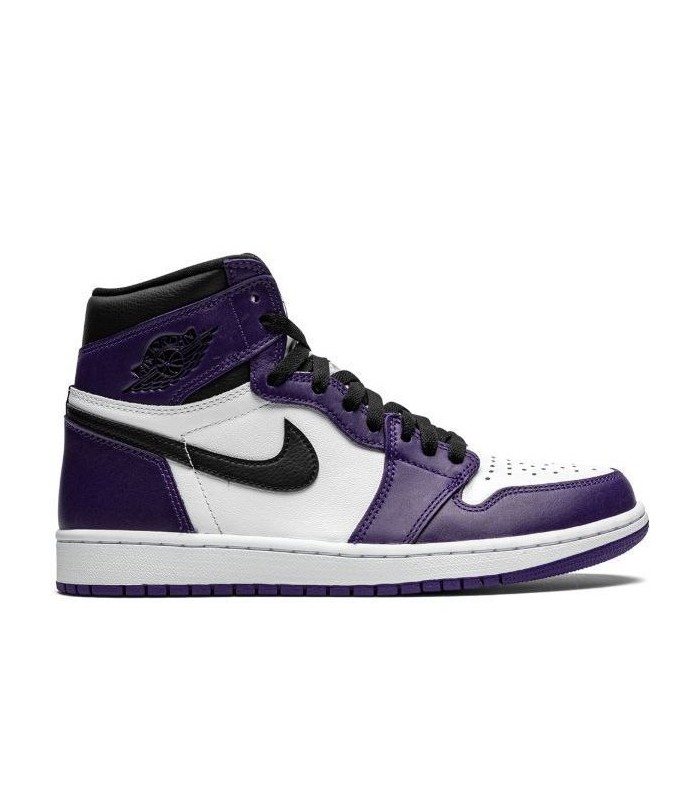 کفش پیاده روی نایک ایرجردن وان ساقدار Nike air jordan 1 mid court purple