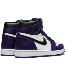 کفش پیاده روی نایک ایرجردن وان ساقدار Nike air jordan 1 mid court purple