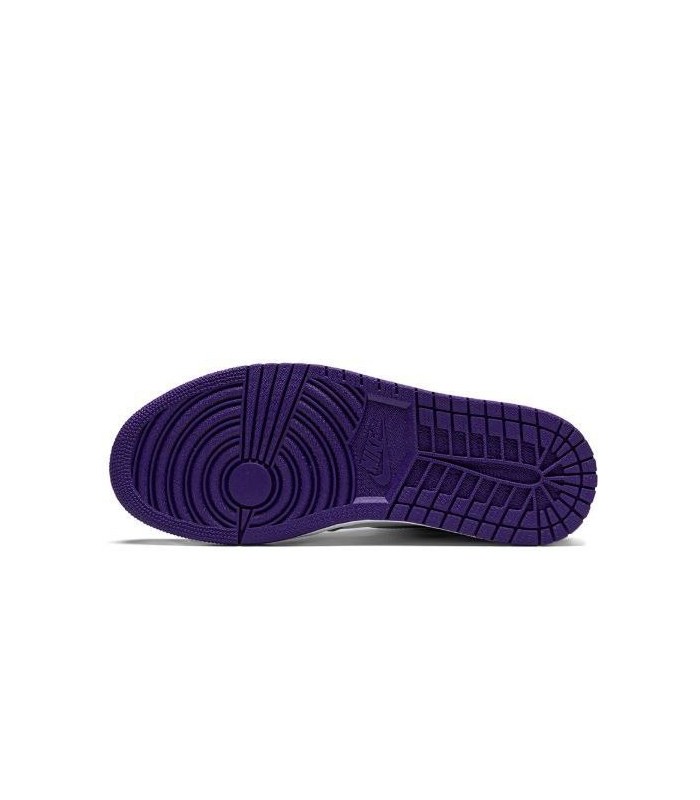 کفش پیاده روی نایک ایرجردن وان ساقدار Nike air jordan 1 mid court purple