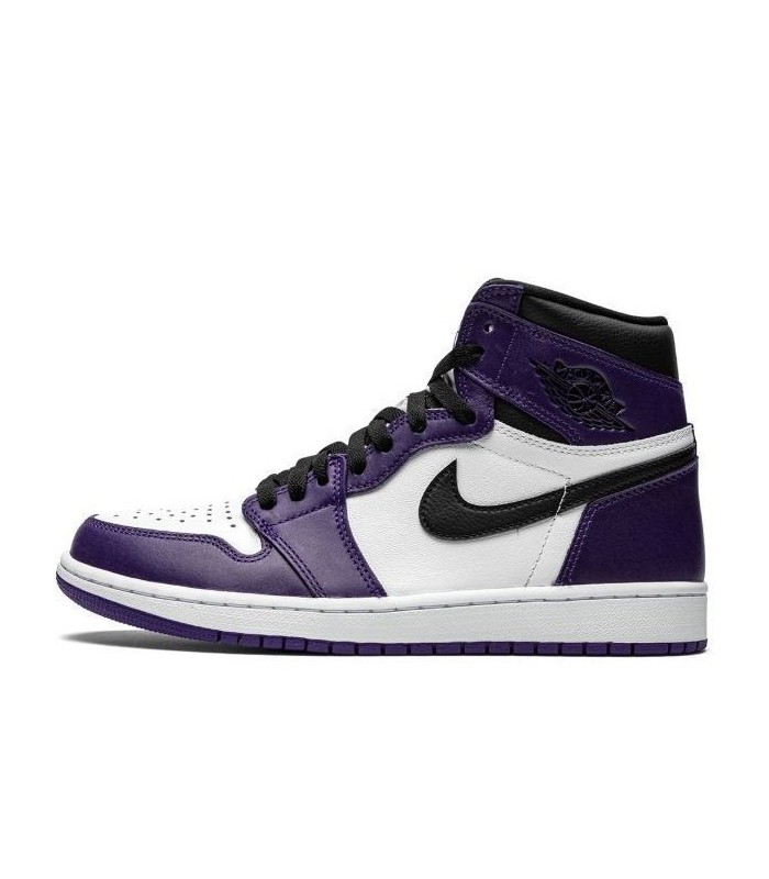 کفش پیاده روی نایک ایرجردن وان ساقدار Nike air jordan 1 mid court purple