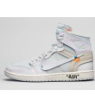 کفش پیاده روی نایک ایر جردن وان ساقدار آف وایت Nike air Jordan 1 high off-white white