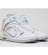 کفش پیاده روی نایک ایر جردن وان ساقدار آف وایت Nike air Jordan 1 high off-white white