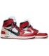 کفش پیاده روی نایک ایر جردن وان ساقدار آف وایت Nike air Jordan 1 high off-white crimson