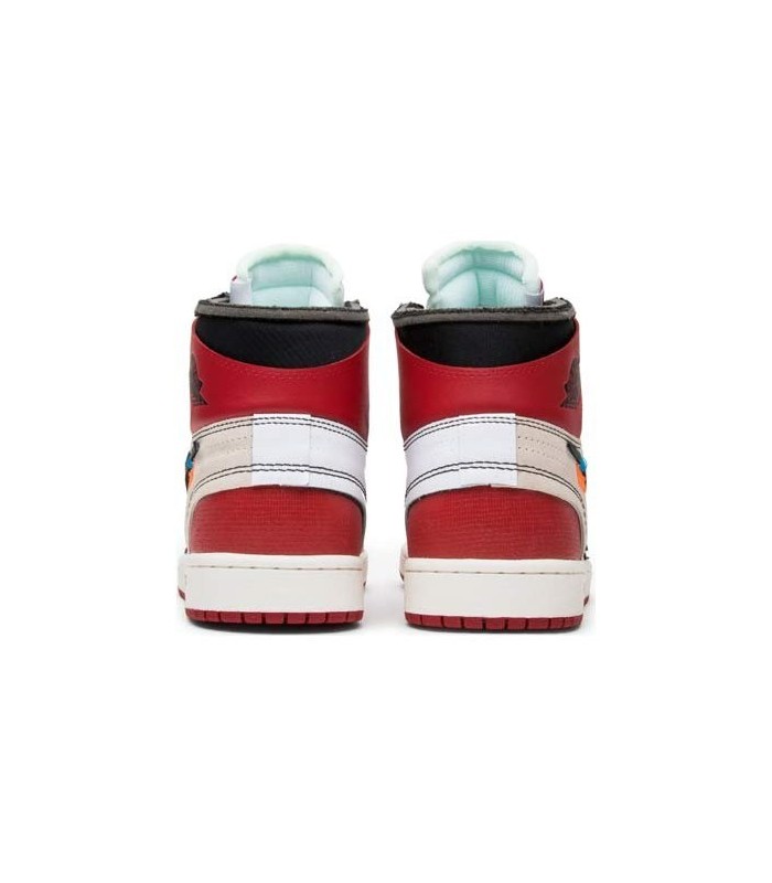 کفش پیاده روی نایک ایر جردن وان ساقدار آف وایت Nike air Jordan 1 high off-white crimson
