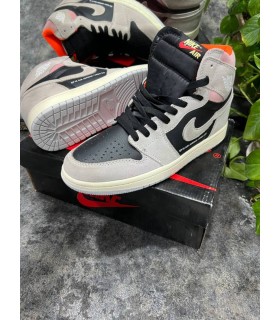 کفش پیاده روی نایک ایر جردن وان ساقدار آف وایت Nike air Jordan 1 high off-white suede leather