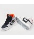 کفش پیاده روی نایک ایر جردن وان ساقدار آف وایت Nike air Jordan 1 high off-white suede leather