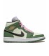 کفش پیاده روی نایک ایر جردن وان ساقدار سبز Nike jordan 1 high dutch green