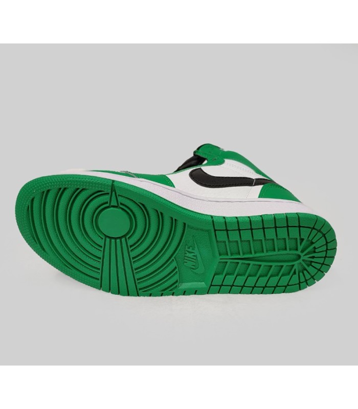 کفش پیاده روی نایک ایر جردن وان ساقدار سبز Nike jordan 1 high lucky green
