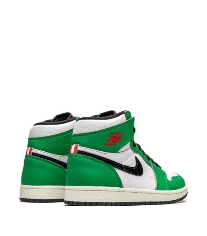 کفش پیاده روی نایک ایر جردن وان ساقدار سبز Nike jordan 1 high lucky green
