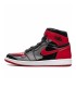 کفش پیاده روی نایک ایر جردن وان ساقدار قرمز Nike jordan 1 high black and red verni