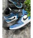 کفش پیاده روی نایک ایر جردن وان ساقدار آبی Nike air Jordan 1 high tie dye blue