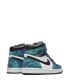 کفش پیاده روی نایک ایر جردن وان ساقدار آبی Nike air Jordan 1 high tie dye blue