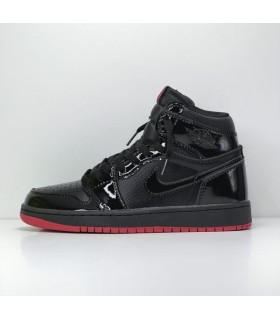 کفش پیاده روی نایک ایر جردن وان ساقدار مشکی ورنی Nike air jordan 1 full black