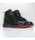 کفش پیاده روی نایک ایر جردن وان ساقدار مشکی ورنی Nike air jordan 1 full black