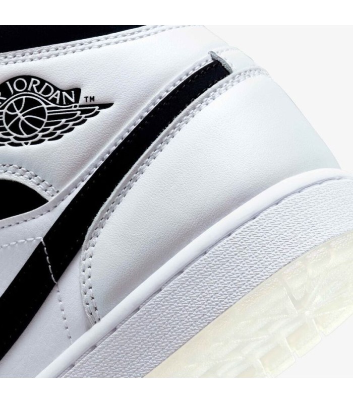کفش پیاده روی نایک ایر جردن وان ساقدار دایموند سفید مشکی Nike air jordan 1 high Diamond
