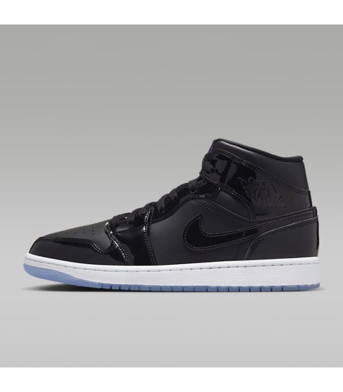 کفش پیاده روی نایک ایر جردن وان ساقدار ورنی مشکی Nike air jordan 1 Verny high space jam