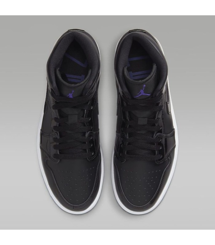 کفش پیاده روی نایک ایر جردن وان ساقدار ورنی مشکی Nike air jordan 1 Verny high space jam