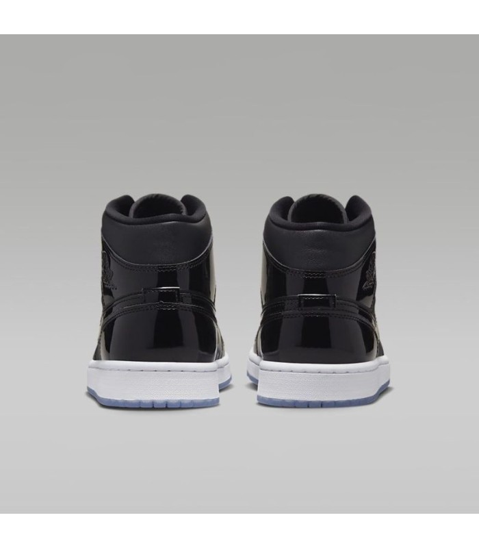 کفش پیاده روی نایک ایر جردن وان ساقدار ورنی مشکی Nike air jordan 1 Verny high space jam