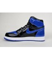 کفش پیاده روی نایک ایر جردن وان ساقدار ورنی مشکی آبی Nike air jordan 1 high Patent Leather black and blue