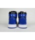 کفش پیاده روی نایک ایر جردن وان ساقدار ورنی مشکی آبی Nike air jordan 1 high Patent Leather black and blue