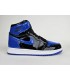 کفش پیاده روی نایک ایر جردن وان ساقدار ورنی مشکی آبی Nike air jordan 1 high Patent Leather black and blue