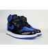 کفش پیاده روی نایک ایر جردن وان ساقدار ورنی مشکی آبی Nike air jordan 1 high Patent Leather black and blue