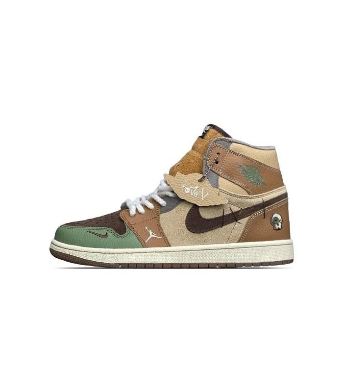 کفش پیاده روی نایک جردن وان ساقدار ژیون وودو Nike jordan 1 high zion Voodo