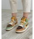 کفش پیاده روی نایک جردن وان ساقدار ژیون وودو Nike jordan 1 high zion Voodo