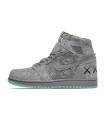 کفش پیاده روی نایک جردن وان ساقدار کواز طوسی Nike air jordan 1 kaws gray