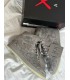 کفش پیاده روی نایک جردن وان ساقدار کواز طوسی Nike air jordan 1 kaws gray