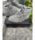 کفش پیاده روی نایک جردن وان ساقدار کواز طوسی Nike air jordan 1 kaws gray