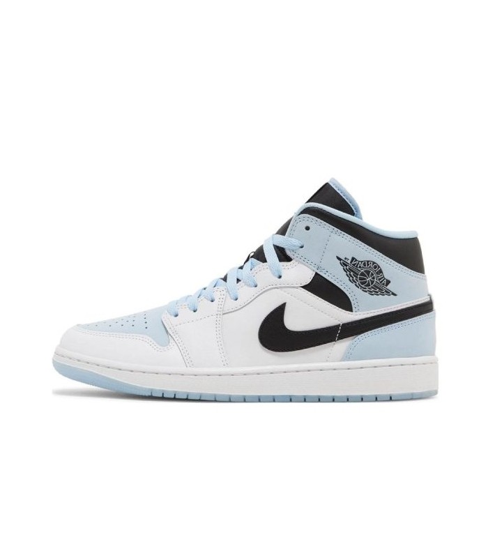 کفش پیاده روی نایک جردن وان ساقدار آبی یخی Nike air jordan 1 high Ice blue