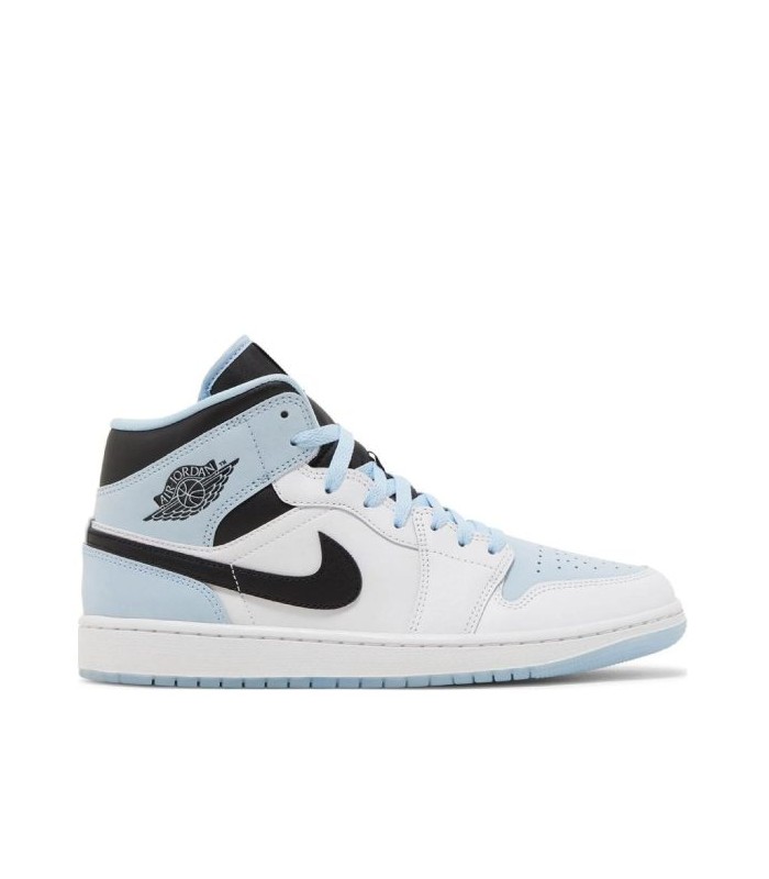 کفش پیاده روی نایک جردن وان ساقدار آبی یخی Nike air jordan 1 high Ice blue