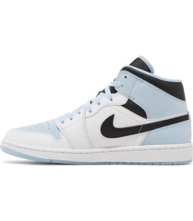 کفش پیاده روی نایک جردن وان ساقدار آبی یخی Nike air jordan 1 high Ice blue