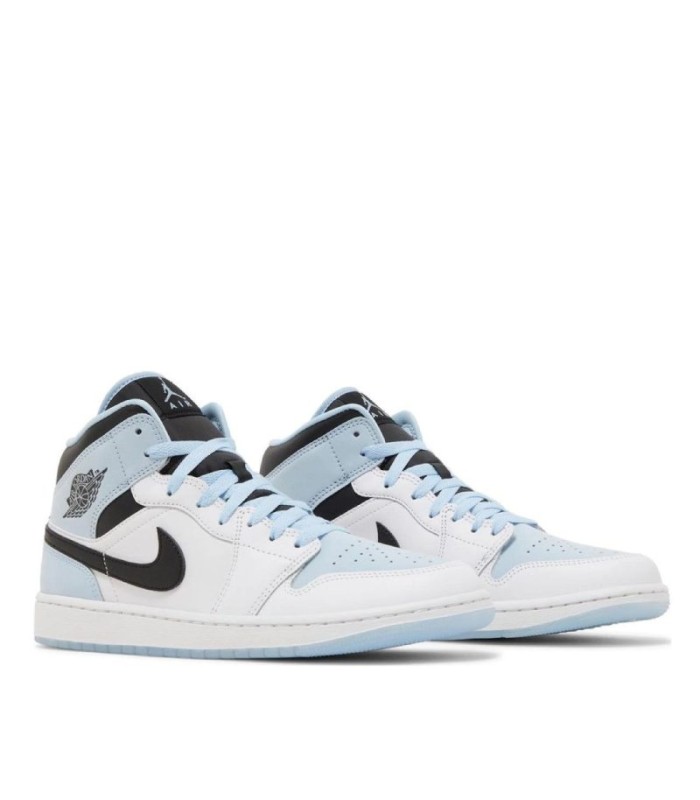 کفش پیاده روی نایک جردن وان ساقدار آبی یخی Nike air jordan 1 high Ice blue