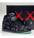 کفش پیاده روی نایک جردن وان ساقدار کواز مشکی Nike air jordan 1 kaws Black