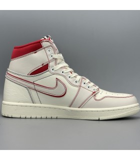 کفش پیاده روی نایک جردن وان ساقدار جیم  Nike air jordan 1 high Phantom Gym Red