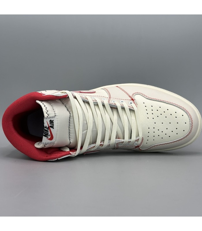 کفش پیاده روی نایک جردن وان ساقدار جیم  Nike air jordan 1 high Phantom Gym Red