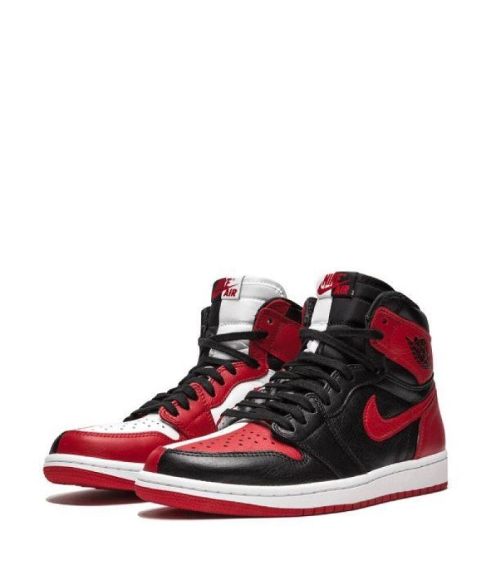 کفش پیاده روی نایک جردن وان ساقدار هوم اج Nike air jordan 1 high Homage to home red