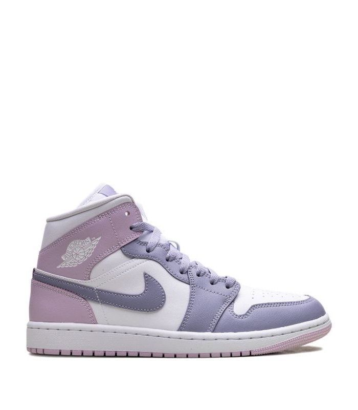 کفش پیاده روی نایک جردن وان ساقدار ویولت سفید بنفش Nike air jordan 1 high Purple Violet