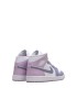 کفش پیاده روی نایک جردن وان ساقدار ویولت سفید بنفش Nike air jordan 1 high Purple Violet