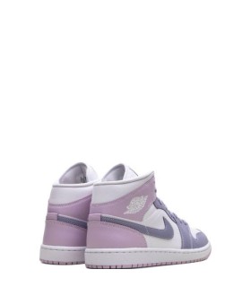 کفش پیاده روی نایک جردن وان ساقدار ویولت سفید بنفش Nike air jordan 1 high Purple Violet