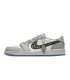کفش پیاده روی نایک جردن وان بدون ساق دیور طوسی Nike air jordan 1 low dior grey